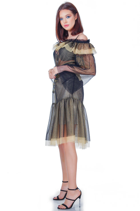 Rochie tip ie din tull freeshipping - Liza Panait Online Boutique